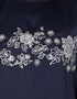 BAJU KURUNG KEDAH CHARLITA (NAVY BLUE)